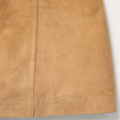 Women Skirts &amp; Shorts | Stetson Lamb Suede Gored Skirt Brown