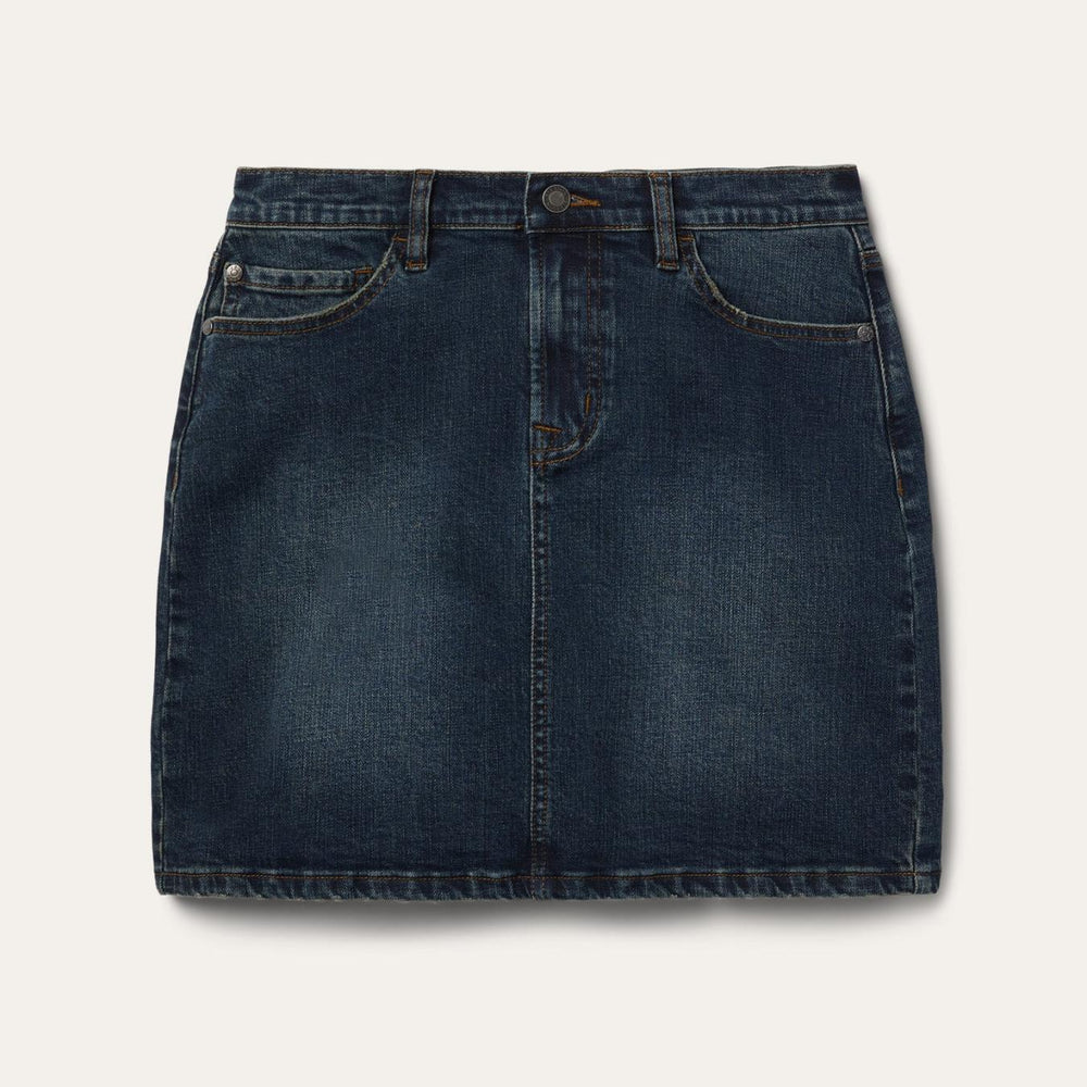 Women Skirts &amp; Shorts | Stetson Stretch Denim 5-Pocket Skirt Blue