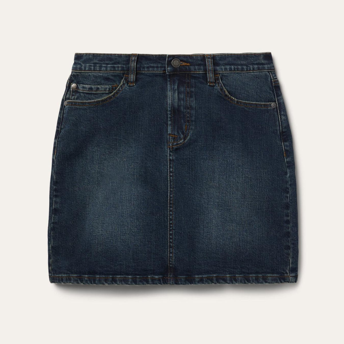 Women Skirts &amp; Shorts | Stetson Stretch Denim 5-Pocket Skirt Blue