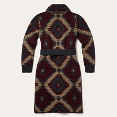 Women Sweaters | Stetson Aztec Duster Sweater Wine