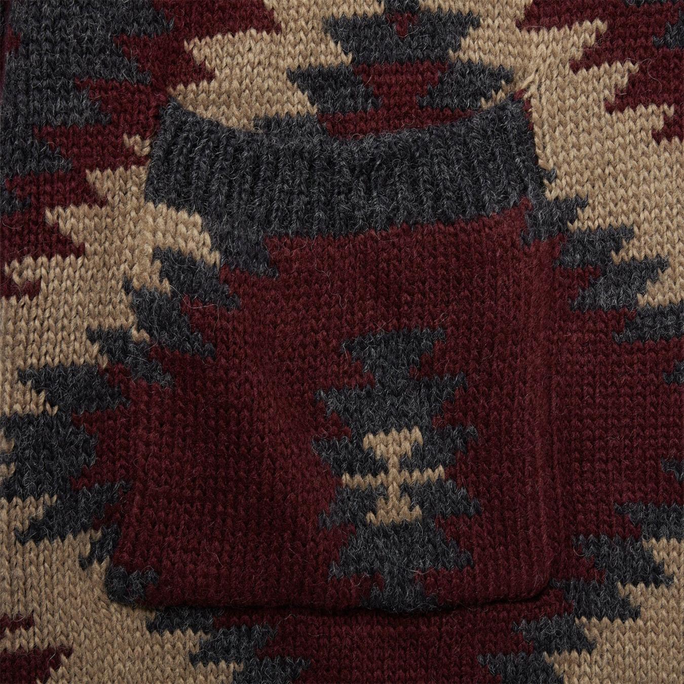 Women Sweaters | Stetson Aztec Duster Sweater Wine