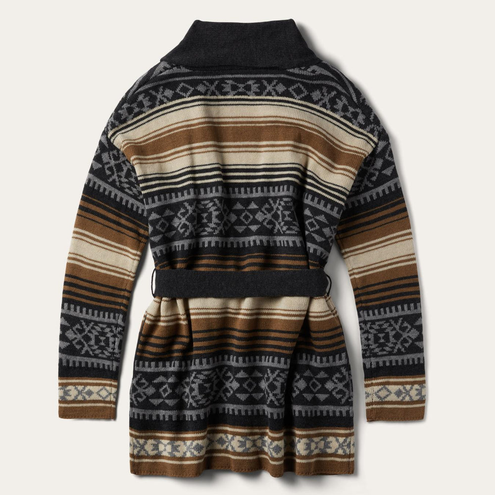 Women Sweaters | Stetson Brown Serape Belted Cardigan Brown