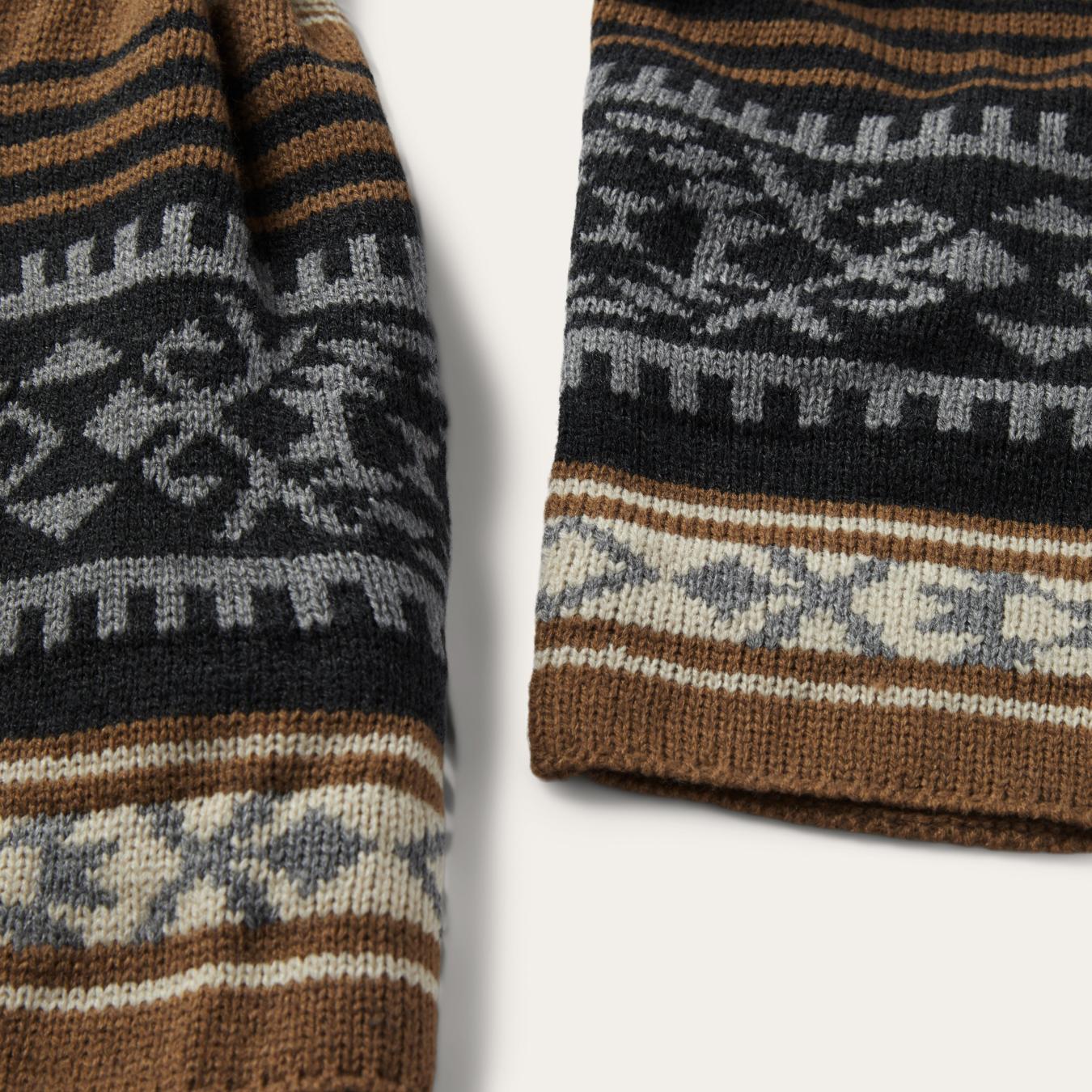 Women Sweaters | Stetson Brown Serape Belted Cardigan Brown