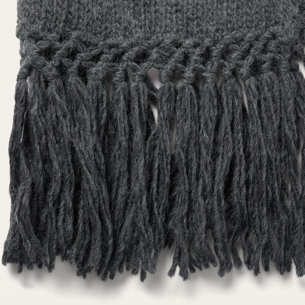 Women Sweaters | Stetson Charcoal Fringed Cardigan Grey