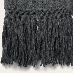Women Sweaters | Stetson Charcoal Fringed Cardigan Grey