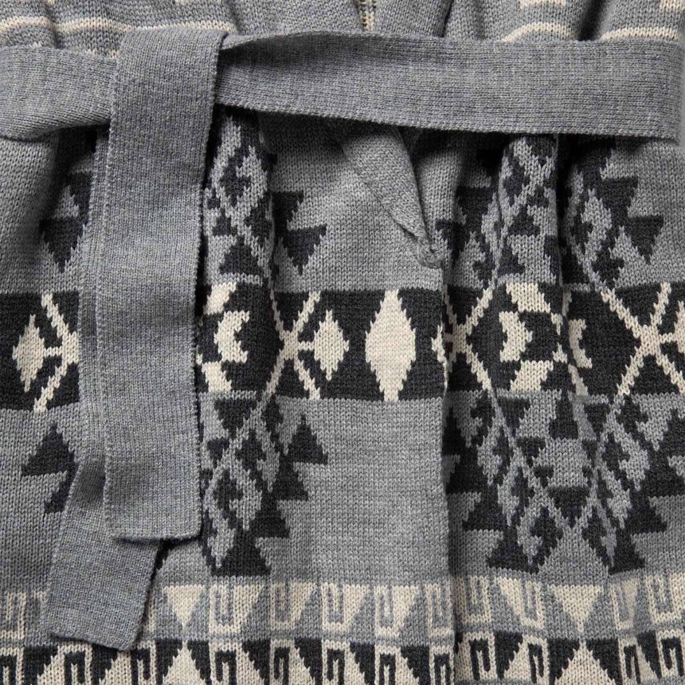 Women Sweaters | Stetson Chunky Knit Tie Sweater In Grey Grey