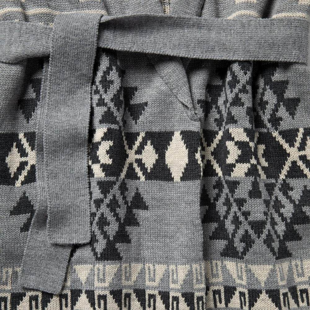 Women Sweaters | Stetson Chunky Knit Tie Sweater In Grey Grey