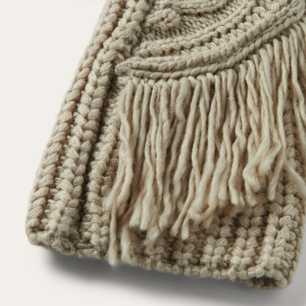 Women Sweaters | Stetson Cream Fringed Cardigan Tan