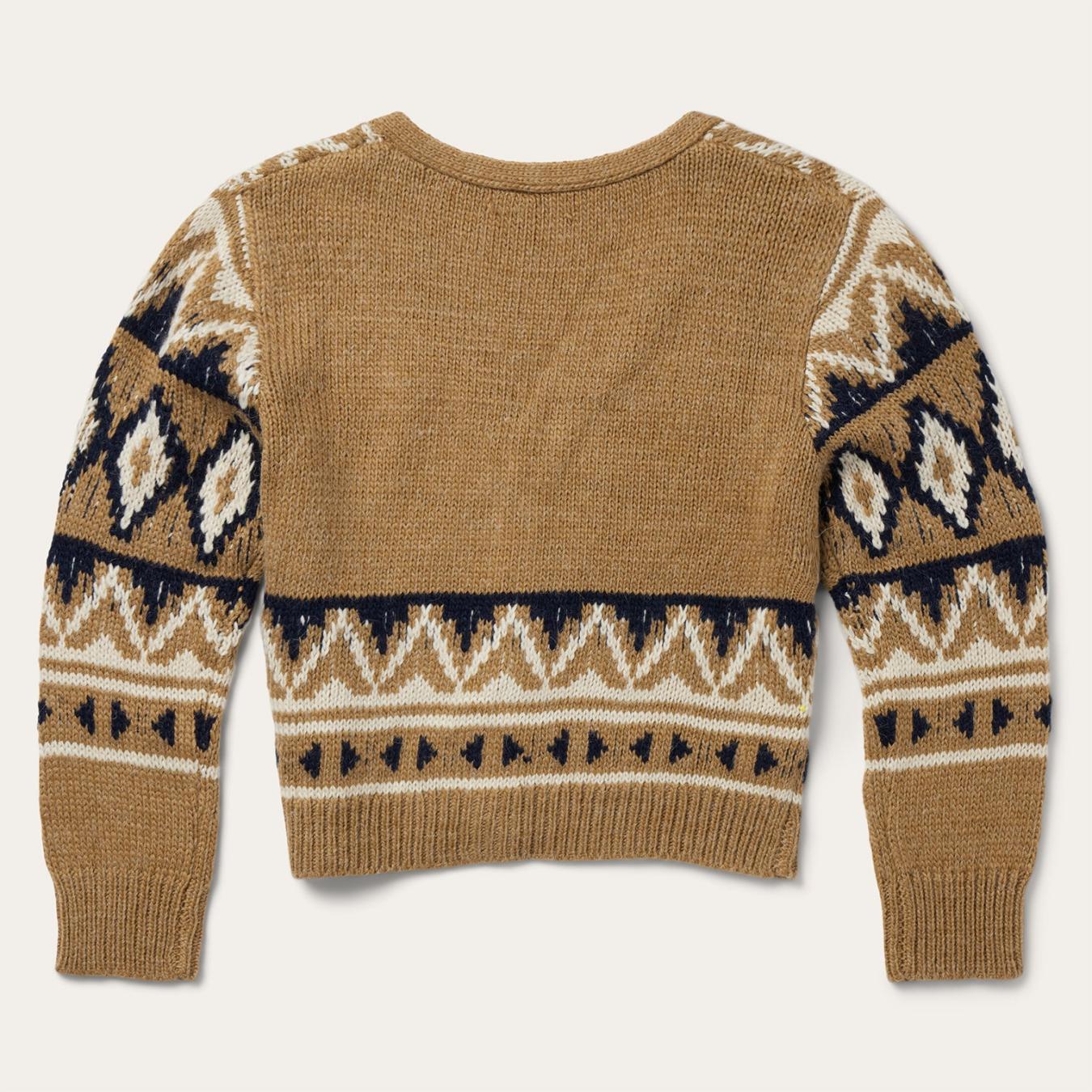 Women Sweaters | Stetson Gold Aztec Cardigan Yellow
