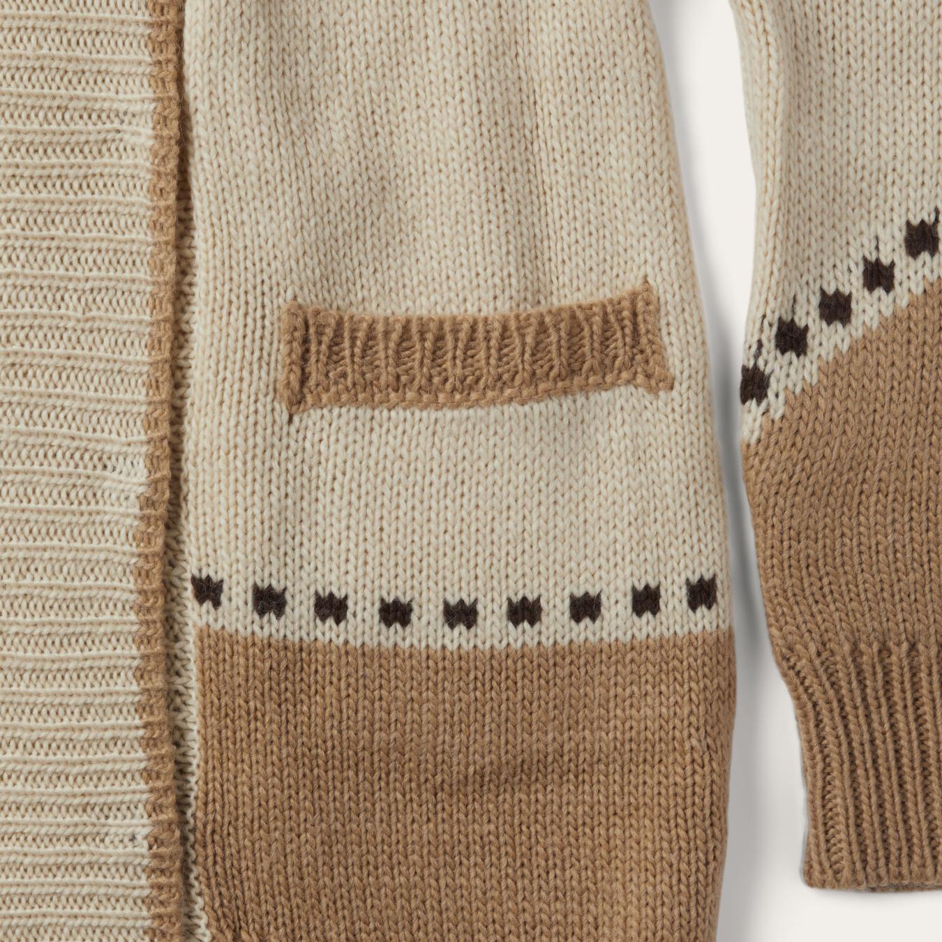 Women Sweaters | Stetson Horseshoe &amp; Star Belted Cardigan White