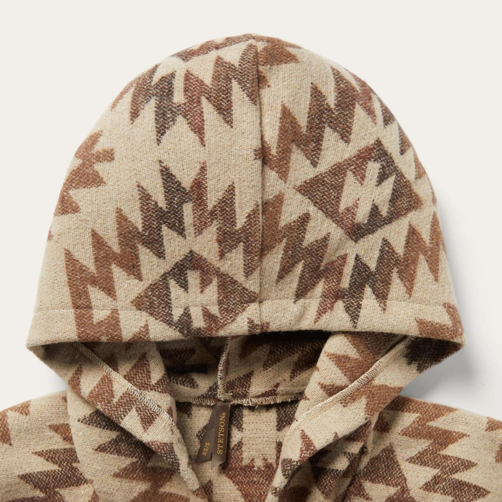 Women Sweaters | Stetson Tan Aztec Poncho Brown