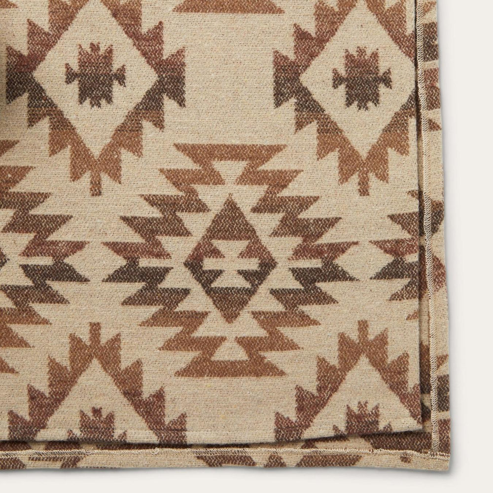 Women Sweaters | Stetson Tan Aztec Poncho Brown