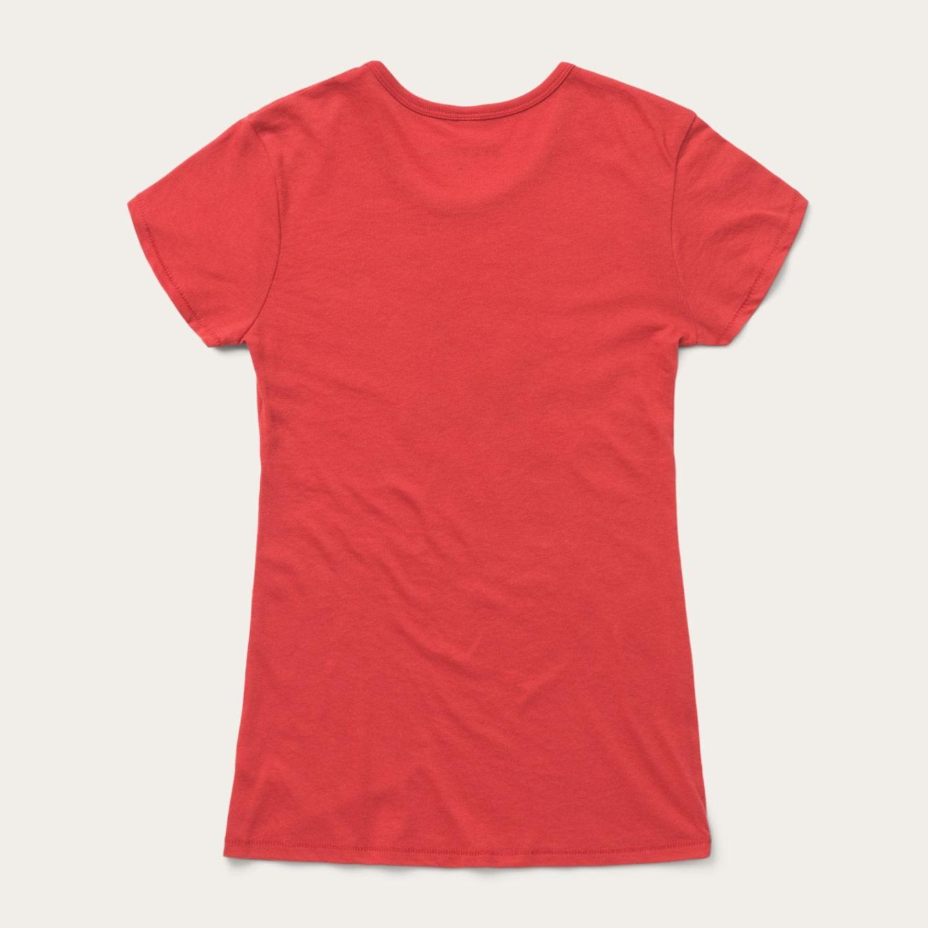 Women Tees | Stetson Cowgirl Graphic Tee Red