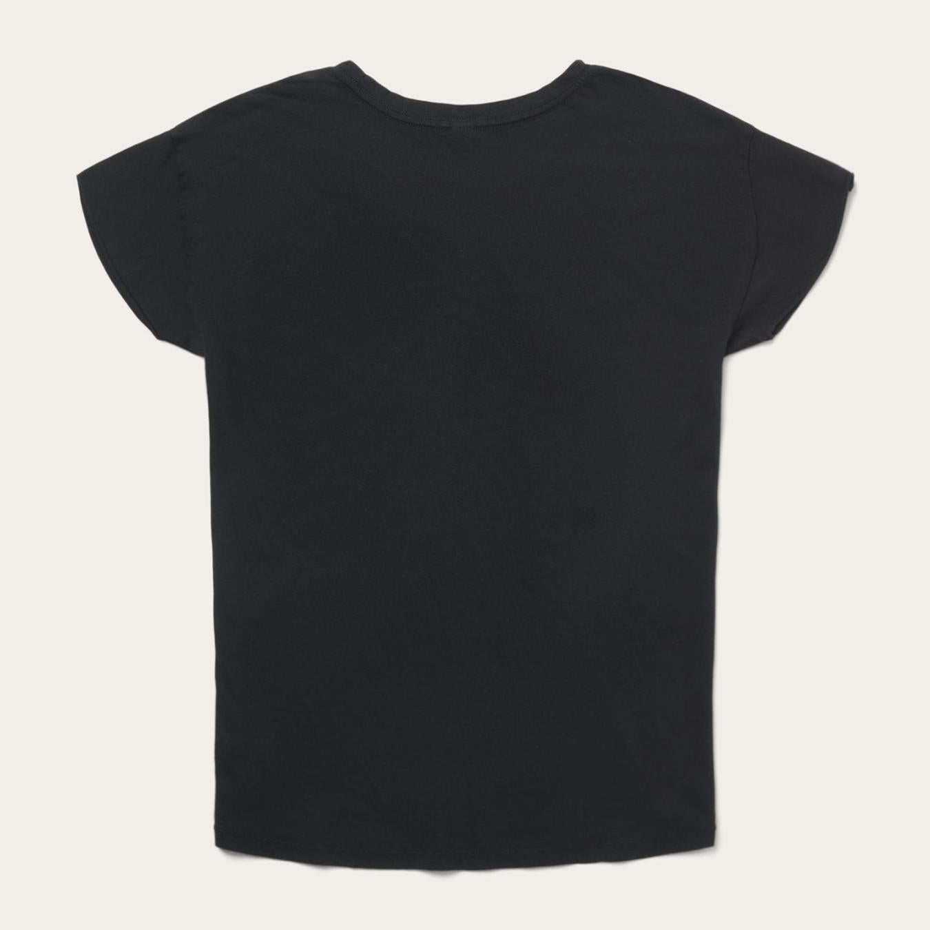 Women Tees | Stetson John B. Stetson Eagle Graphic Tee Black