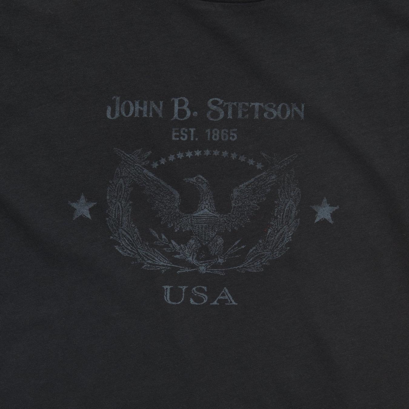Women Tees | Stetson John B. Stetson Eagle Graphic Tee Black