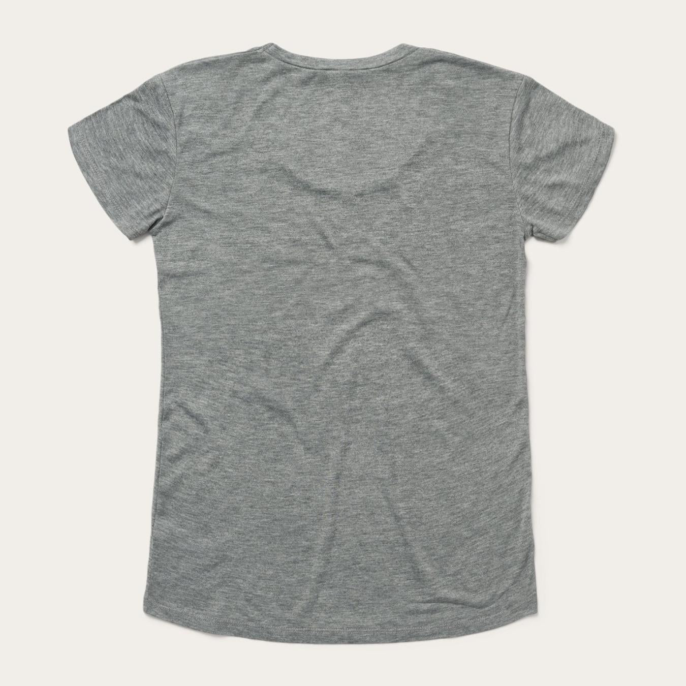 Women Tees | Stetson Sunset Graphic Tee Grey
