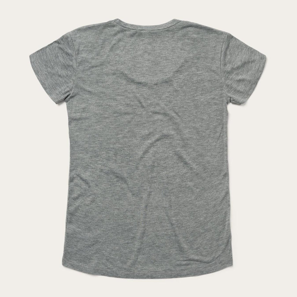 Women Tees | Stetson Sunset Graphic Tee Grey