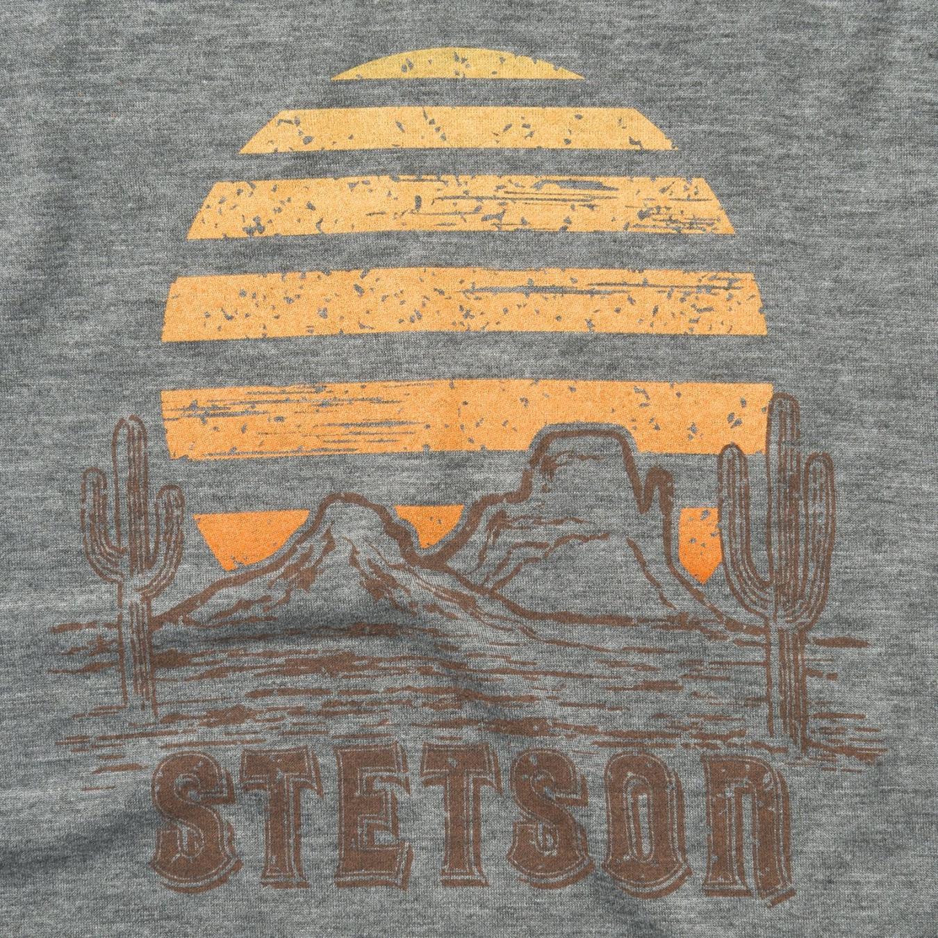 Women Tees | Stetson Sunset Graphic Tee Grey