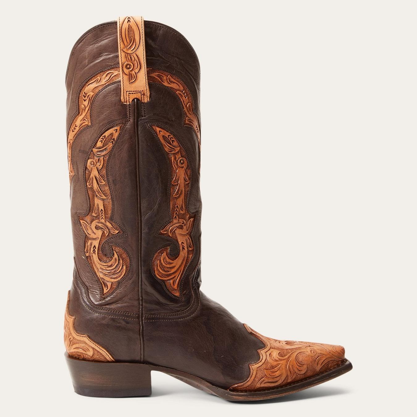 Women Western | Stetson Hartley Boots Brown