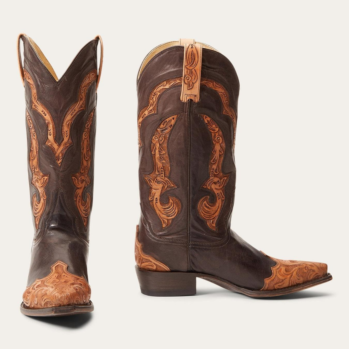 Women Western | Stetson Hartley Boots Brown