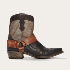 Women Western | Stetson Jade Harness Ankle Boot Brown