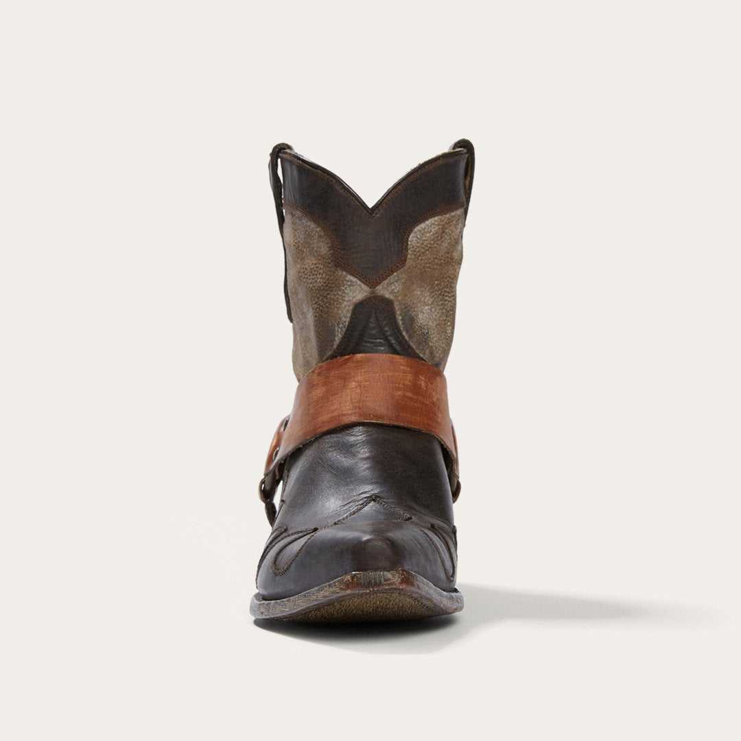Women Western | Stetson Jade Harness Ankle Boot Brown