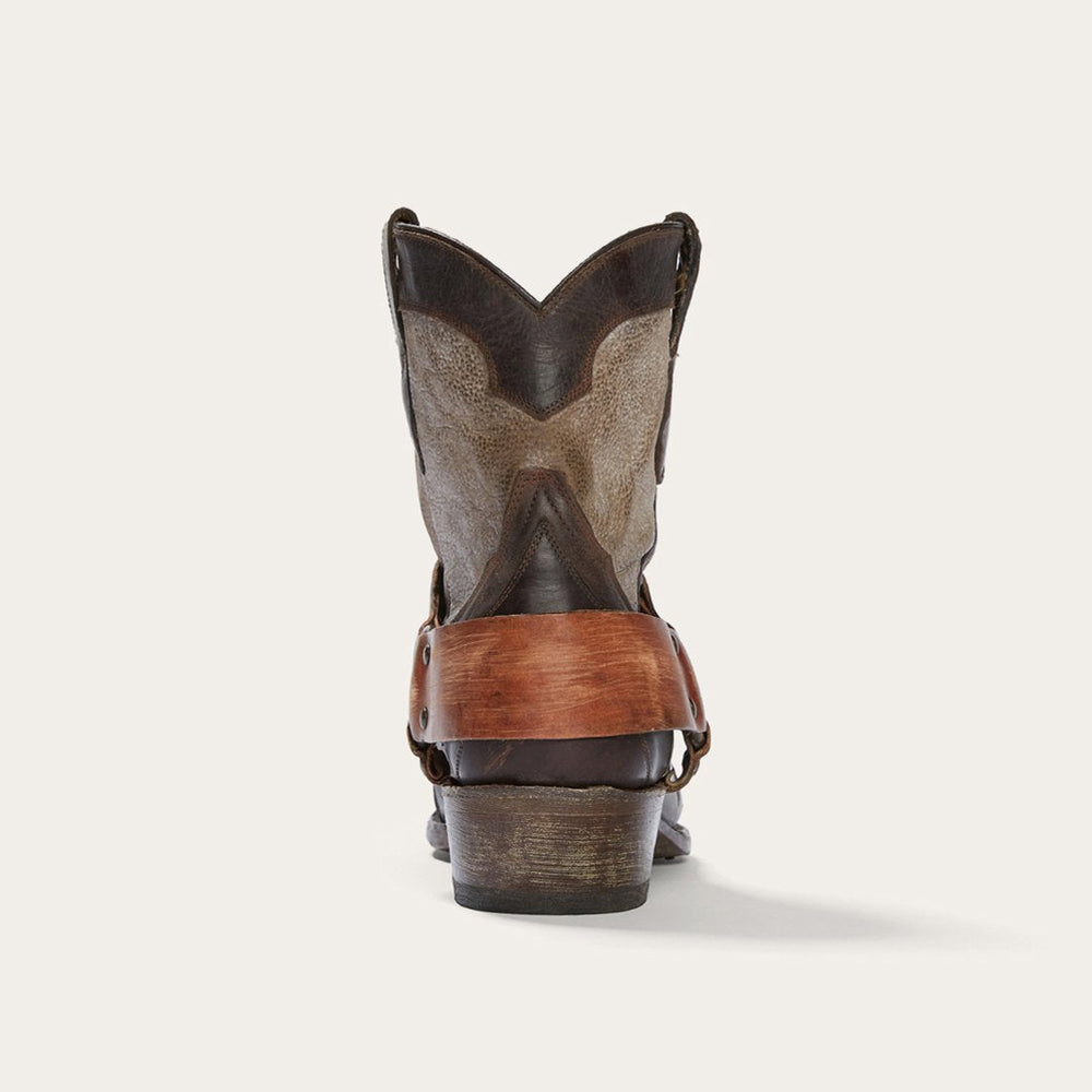 Women Western | Stetson Jade Harness Ankle Boot Brown