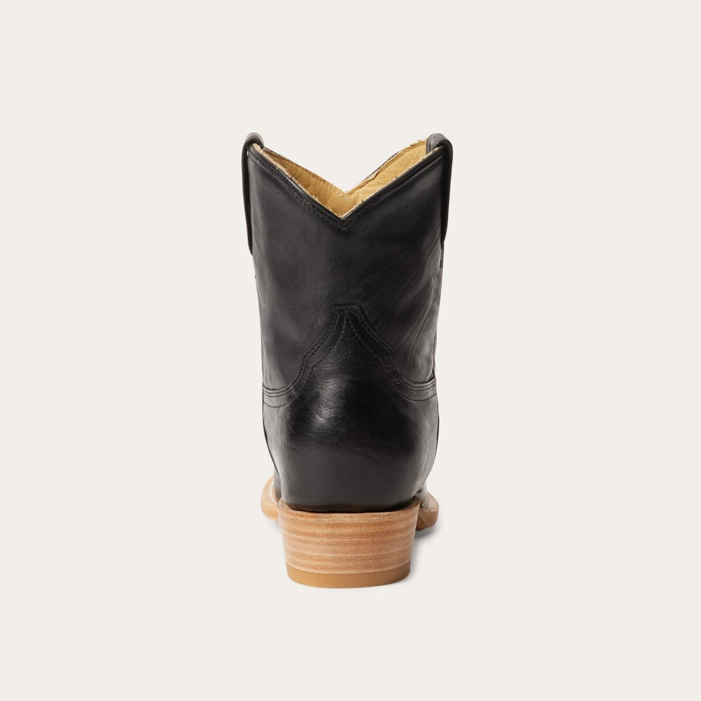 Women Western | Stetson Riley Shorty Boots Black