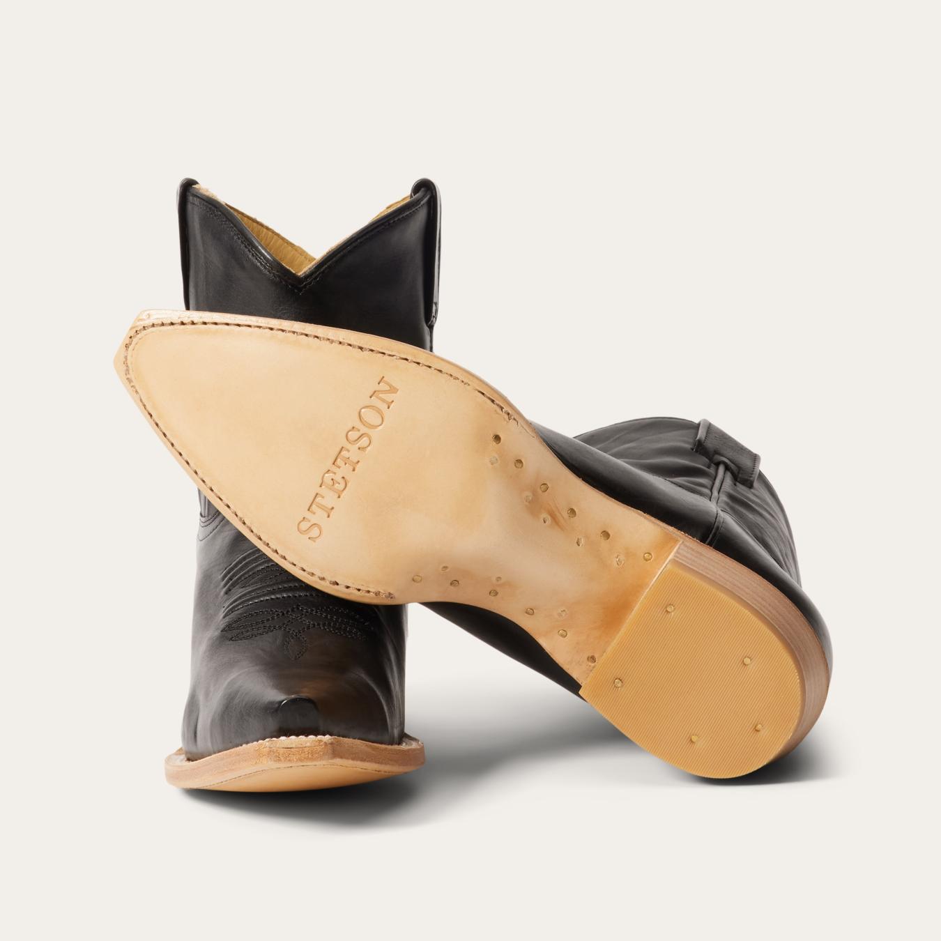 Women Western | Stetson Riley Shorty Boots Black